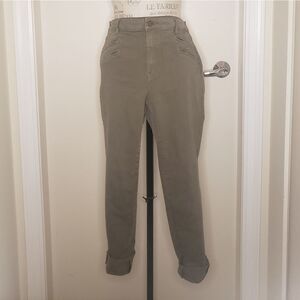 Green Denim Skinny Jeans